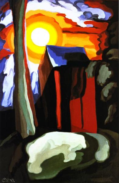 Moonshine Fantasy by Oscar Bluemner