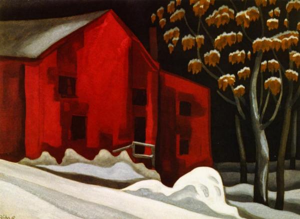 Old House, Elizabeth, New Jersey by Oscar Bluemner Oil Painting Reproductions