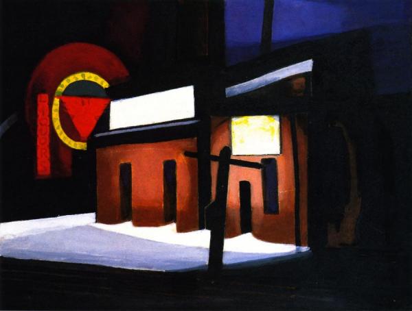 Roosevelt Laundry by Oscar Bluemner