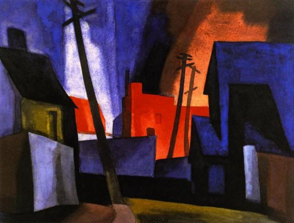 Serenade Of Night by Oscar Bluemner