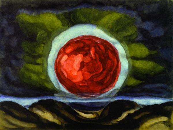 Sun Storm by Oscar Bluemner