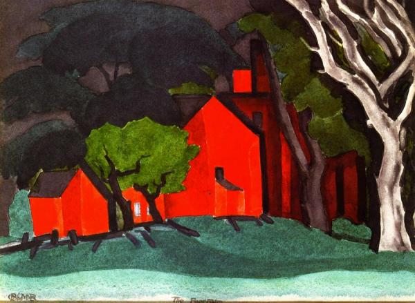 The Poor Farm by Oscar Bluemner