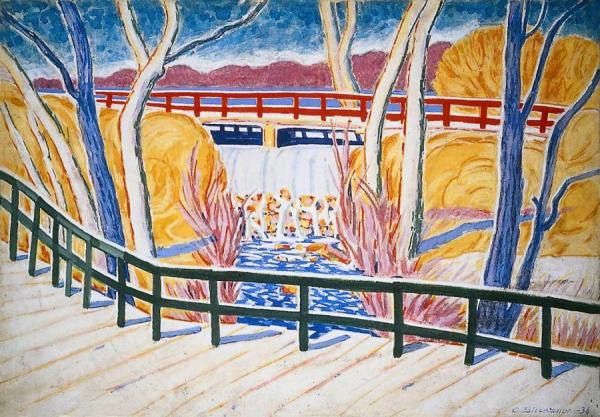 Van Cortlandt Park by Oscar Bluemner