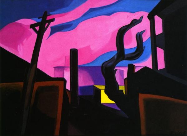 Violet Tones by Oscar Bluemner