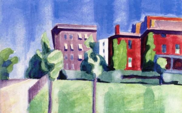 Washington Heights by Oscar Bluemner