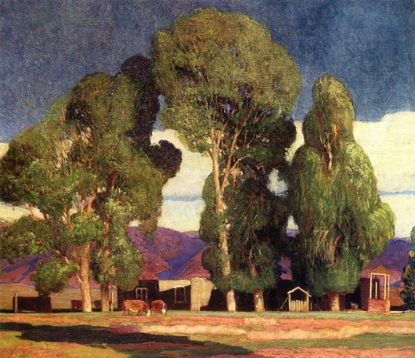 Taos Valley Ranch by Oscar E. Berninghaus