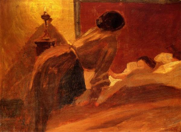 Sleeping Child by Oscar Ghiglia