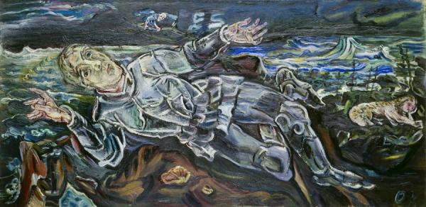 Knight Errant, 1915 by Oskar Kokoschka