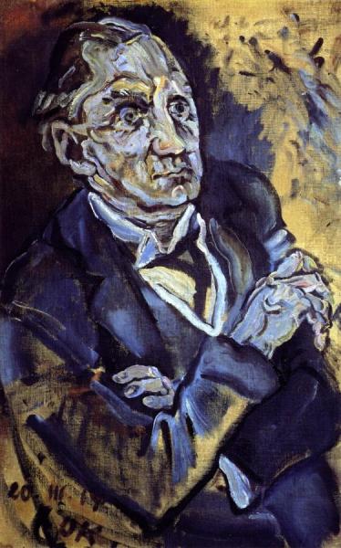 Max Schmidt by Oskar Kokoschka