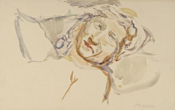 Portrait by Oskar Kokoschka