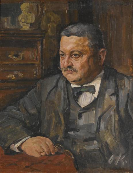 Portrait Von Ludwig Quittner by Oskar Kokoschka Oil Painting Reproductions