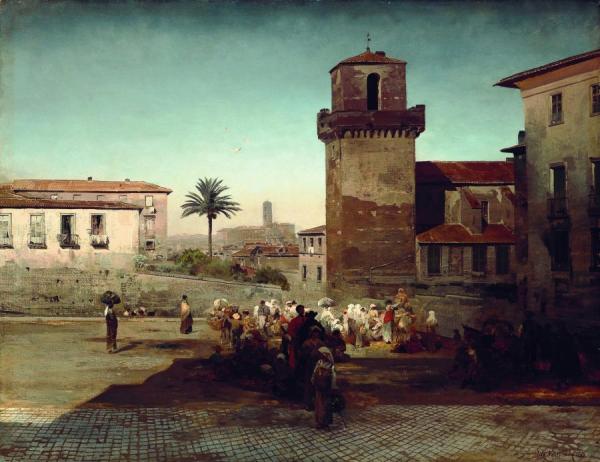 San Pietro In Vincoli by Oswald Achenbach