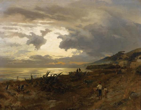 Oswald Achenbach The Amalfi Coast (die Amalfikuste)