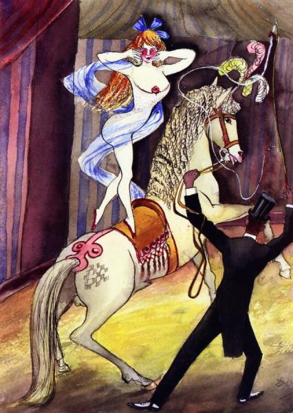 Riding Scene by Otto Dix