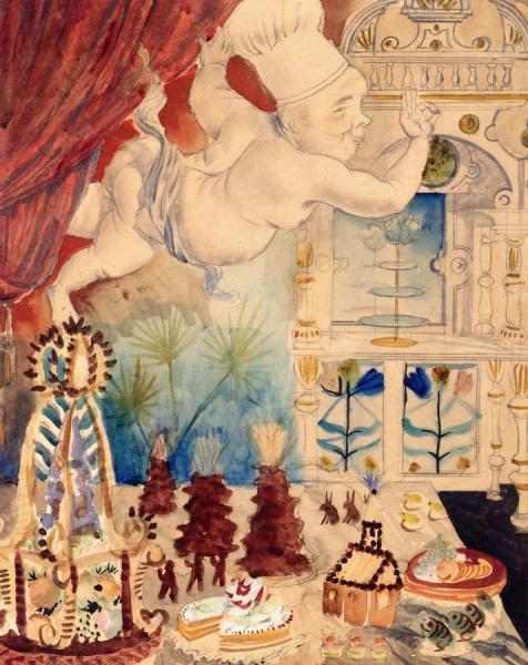The God Of Confectioners by Otto Dix Oil Painting Reproductions