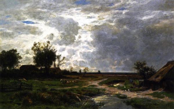 Landscape Near Munich by Otto Frölicher