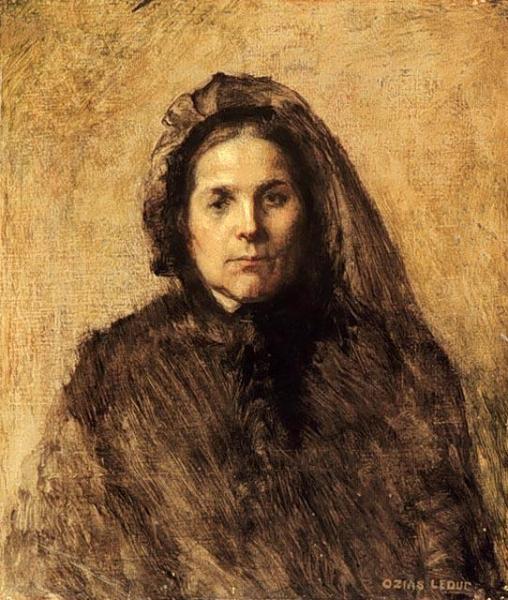 My Mother In Mourning by Ozias Leduc