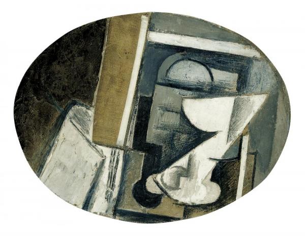 A Glass On A Table by Pablo Picasso
