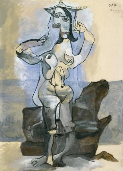 Bather By The Sea by Pablo Picasso