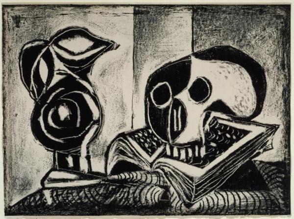 Black Jug And Skull,1946 by Pablo Picasso Oil Painting Reproductions
