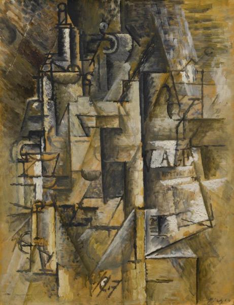 Bottles And Glasses by Pablo Picasso