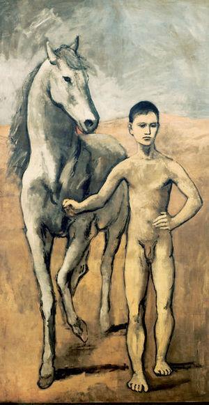 Boy Leading A Horse by Pablo Picasso