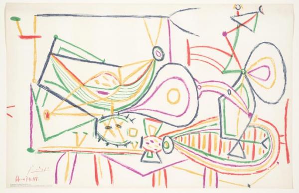 Composition,1948 by Pablo Picasso