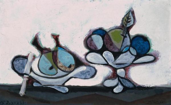 Dish Of Pears,1936 by Pablo Picasso
