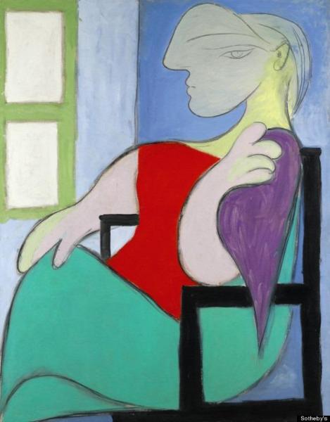 Femme Assise Pres D'une Fenetre by Pablo Picasso