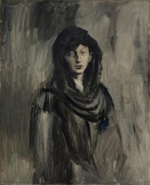 Fernande With A Black Mantilla by Pablo Picasso