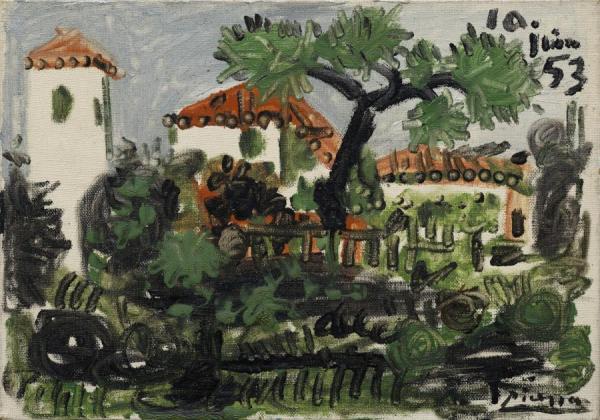 Garden In Vallauris (jardin A Vallauris) by Pablo Picasso