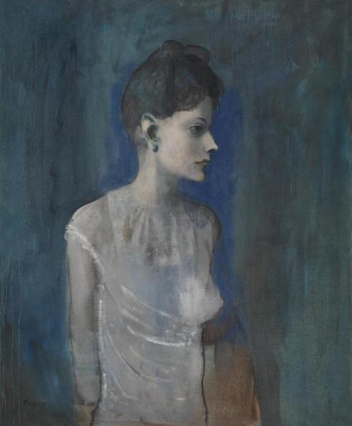 Girl In A Chemise,1905 by Pablo Picasso