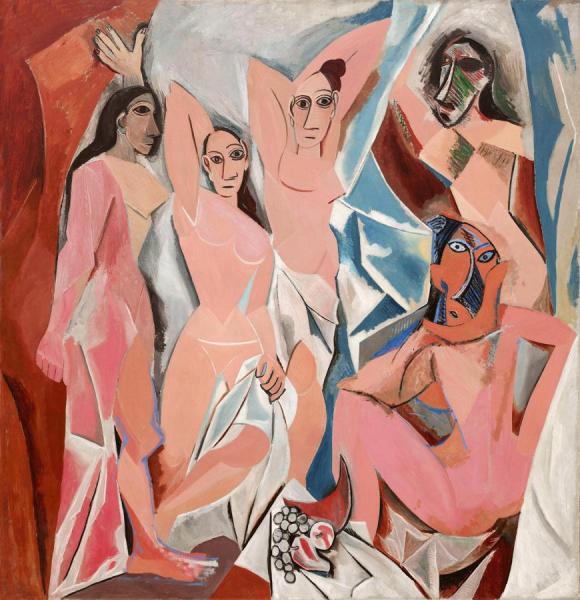 Les Demoiselles D'avignon by Pablo Picasso