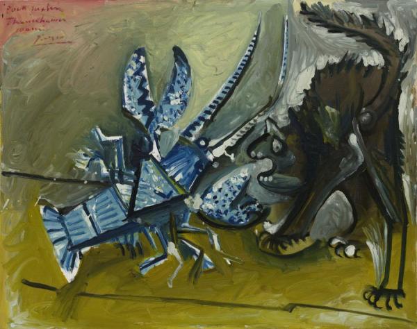 Lobster And Cat (le Homard Et Le Chat) by Pablo Picasso