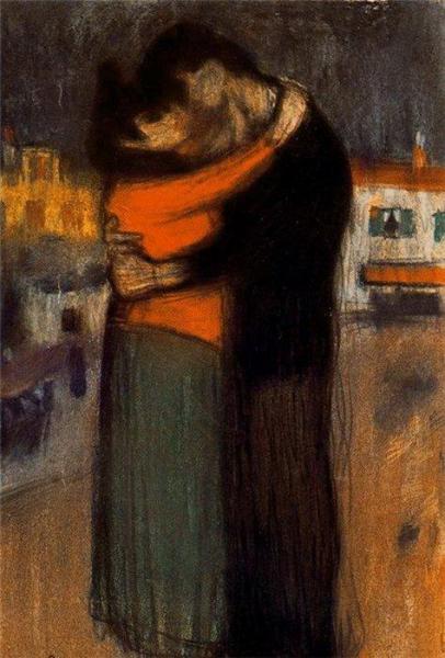 Lovers In The Street by Pablo Picasso