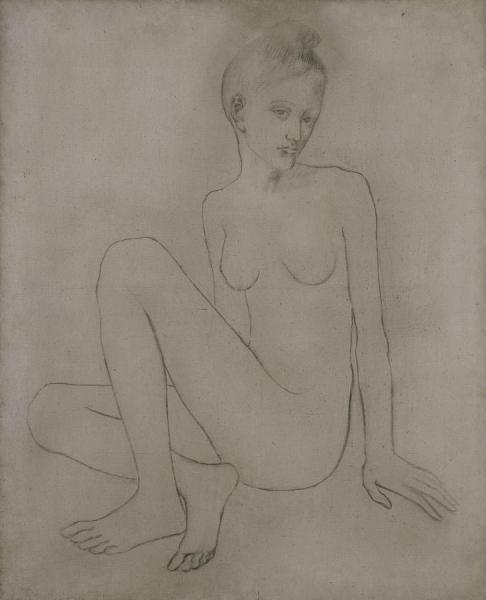Madeleine Nue (nude With Crossed Legs) by Pablo Picasso