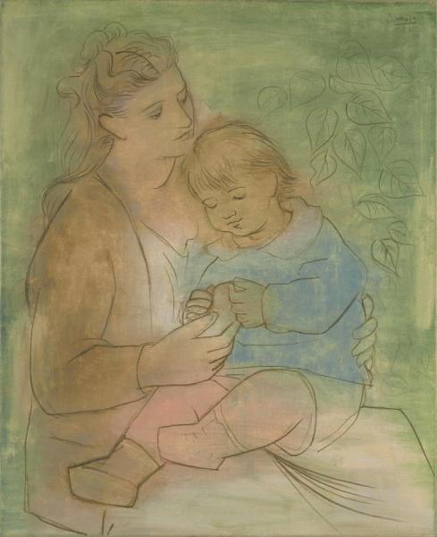 Mother And Child by Pablo Picasso