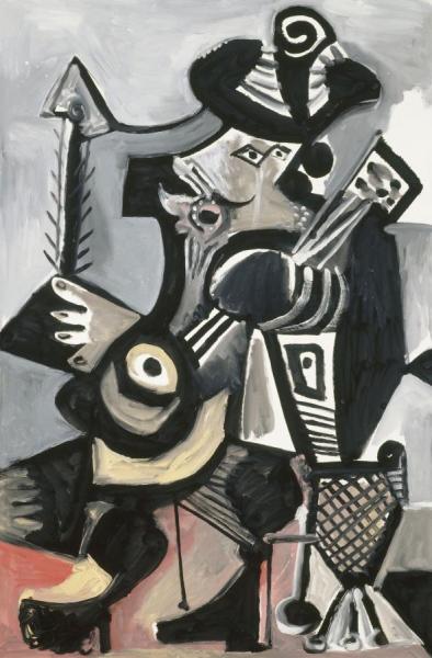 Musicien (musician) by Pablo Picasso