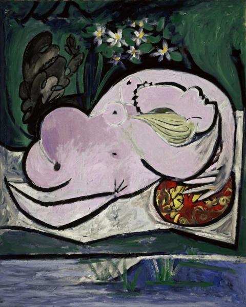 Nude In The Garden (nu Dans Un Jardin) by Pablo Picasso Oil Painting Reproductions
