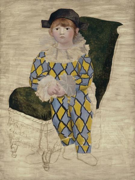 Paul En Arlequin (paul As Harlequin) by Pablo Picasso