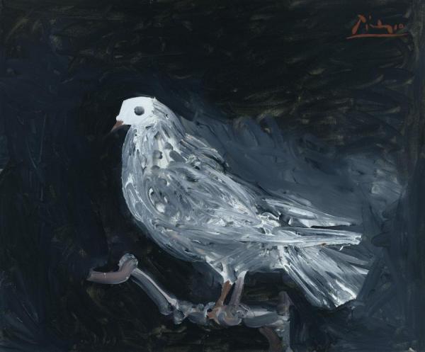 Pigeon On A Perch by Pablo Picasso