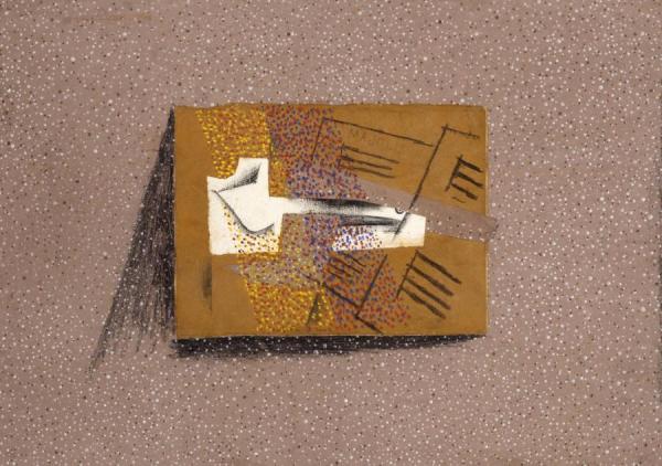 Pipe And Sheet Music by Pablo Picasso