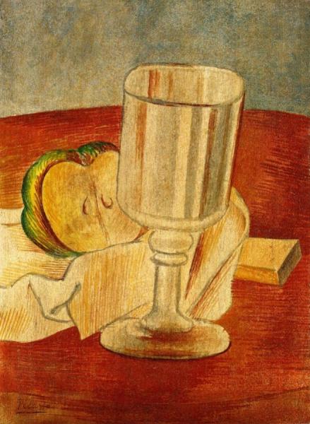 Still Life With Goblet by Pablo Picasso