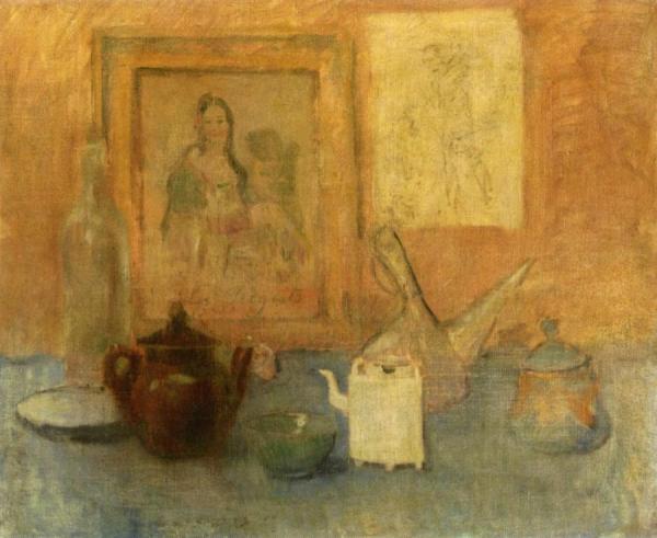 Still Life With Table by Pablo Picasso