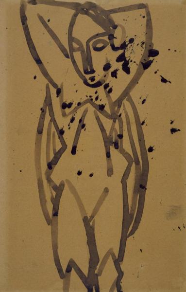 Study Of A Standing Nude by Pablo Picasso