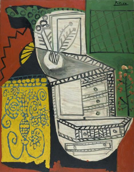 The Chinese Chest Of Drawers (la Commode Chinoise) by Pablo Picasso