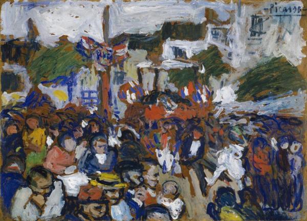 The Fourteenth Of July (le Quatorze Juillet) by Pablo Picasso