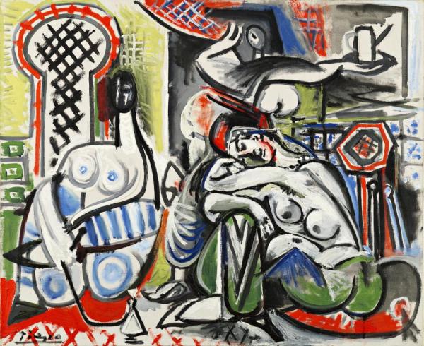 The Women Of Algiers (after Delacroix) by Pablo Picasso