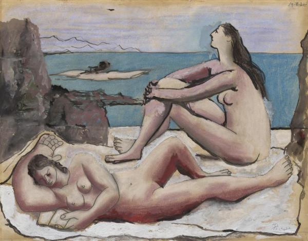 Three Bathers by Pablo Picasso