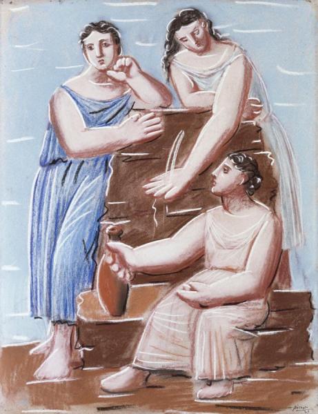 Three Women At The Fountain by Pablo Picasso